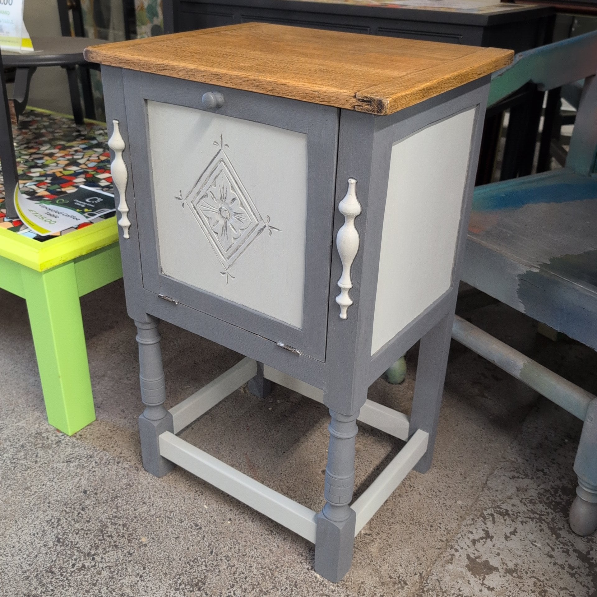 Upcycled Cabinet by our Volunteer Liam